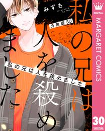 【分冊版】私の兄は人を殺めました 30