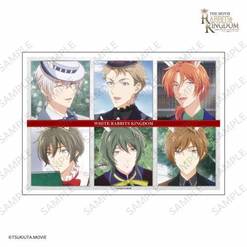 「ツキウタ。」劇場版 RABBITS KINGDOM THE MOVIE A5判アクリルプレート Procellarum(白兎) 6名推し