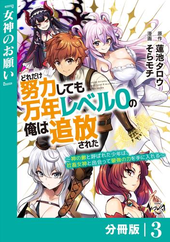 どれだけ努力しても万年レベル０の俺は追放された～神の敵と呼ばれた少年は、社畜女神と出会って最強の力を手に入れる～【分冊版】（ノヴァコミックス）３