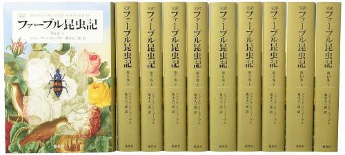 完訳ファーブル昆虫記 第2期 6-10巻 10冊セット(化粧ケース入り