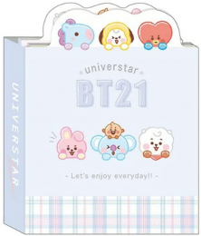 BT21 パタパタメモ チェック LINE FRIENDS