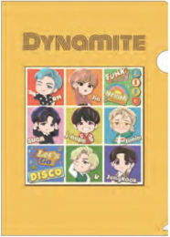 タイニータン A4シングルクリアファイル Dynamite B TinyTAN