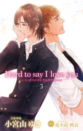 小説花丸　Hard to say I love you 3 冊セット 最新刊まで