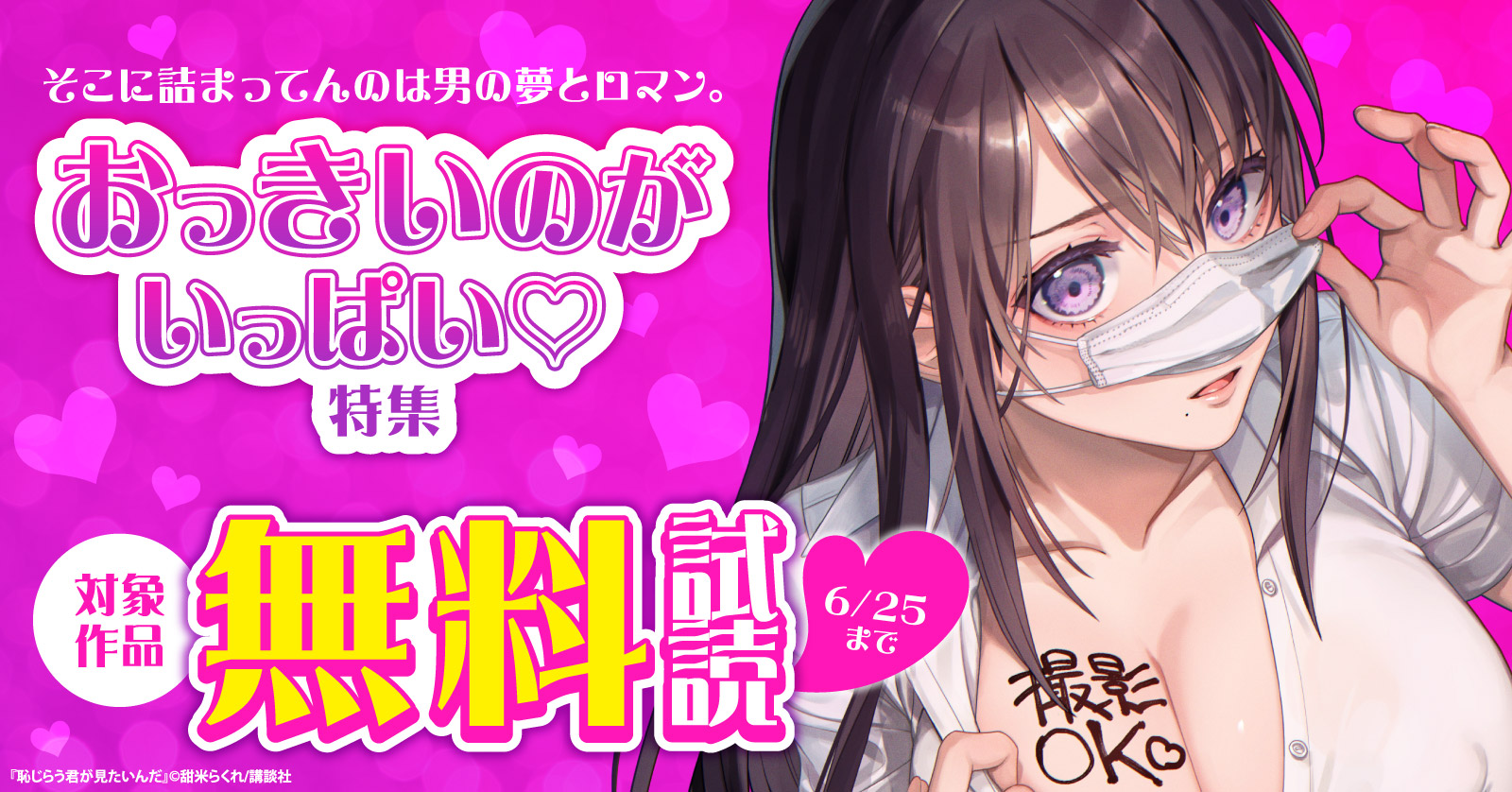 そこに詰まってんのは男の夢とロマン。おっきいのがいっぱい♡特集